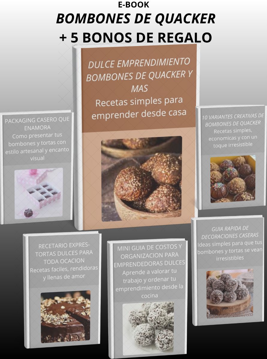 Bombones de Quacker: recetas para emprender